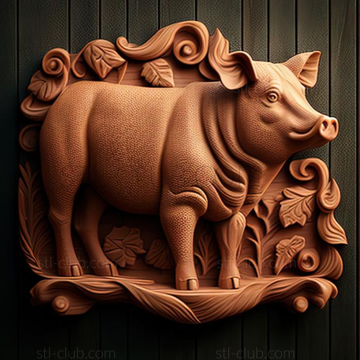 3D model st Pig (STL)